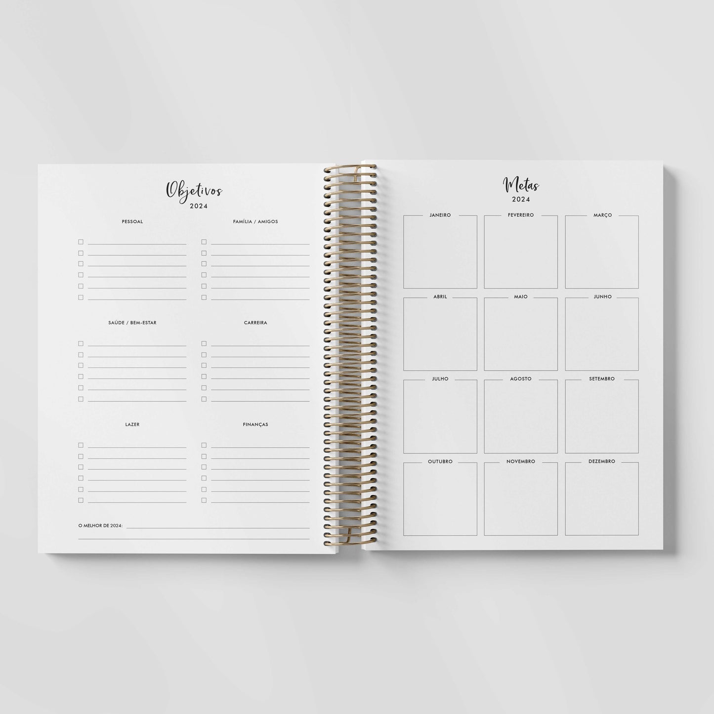 LIFE PLANNER 2024 * WILD DAISY * 12 MONTH AGENDA