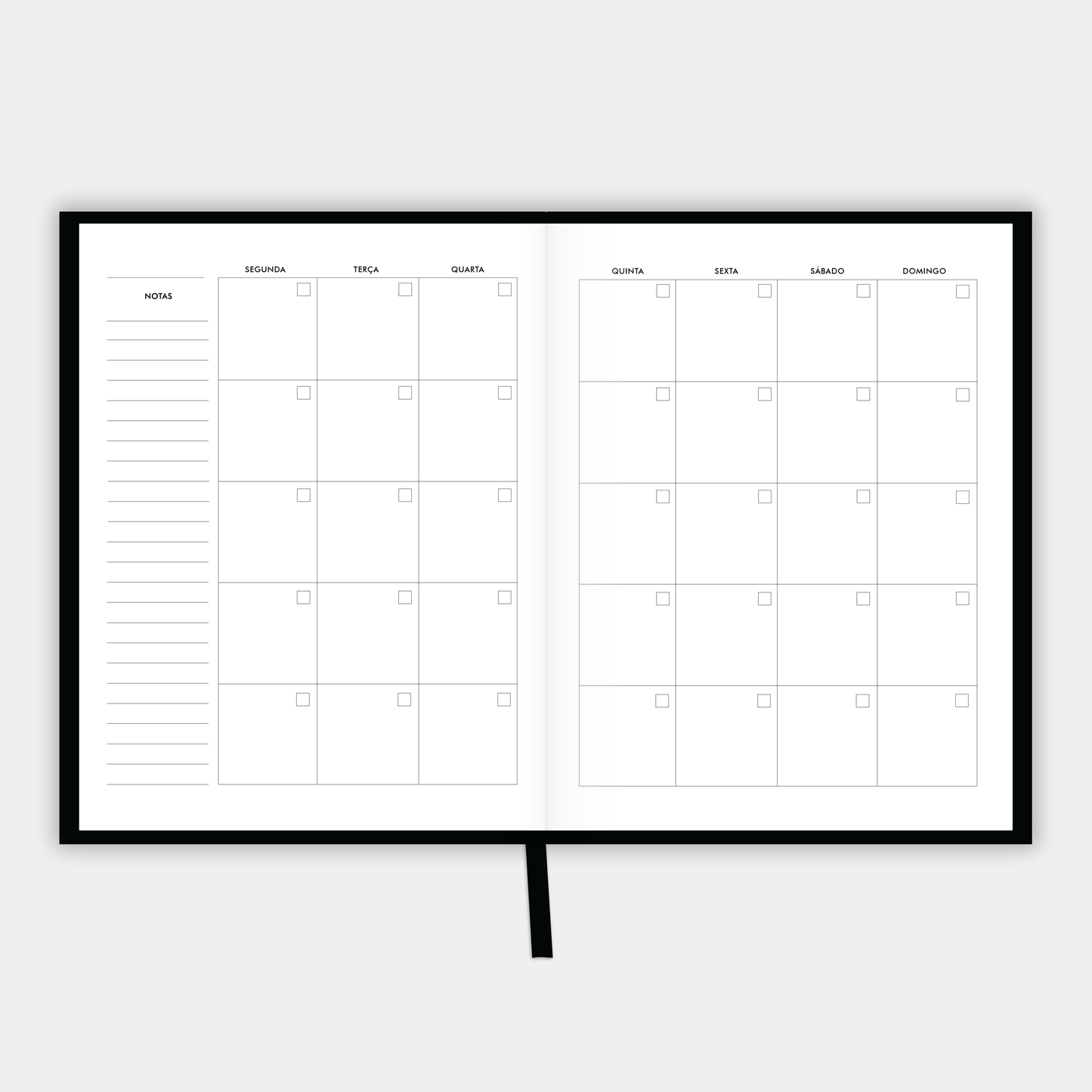 The LIFE PLANNER™ UNDATED • BLACK