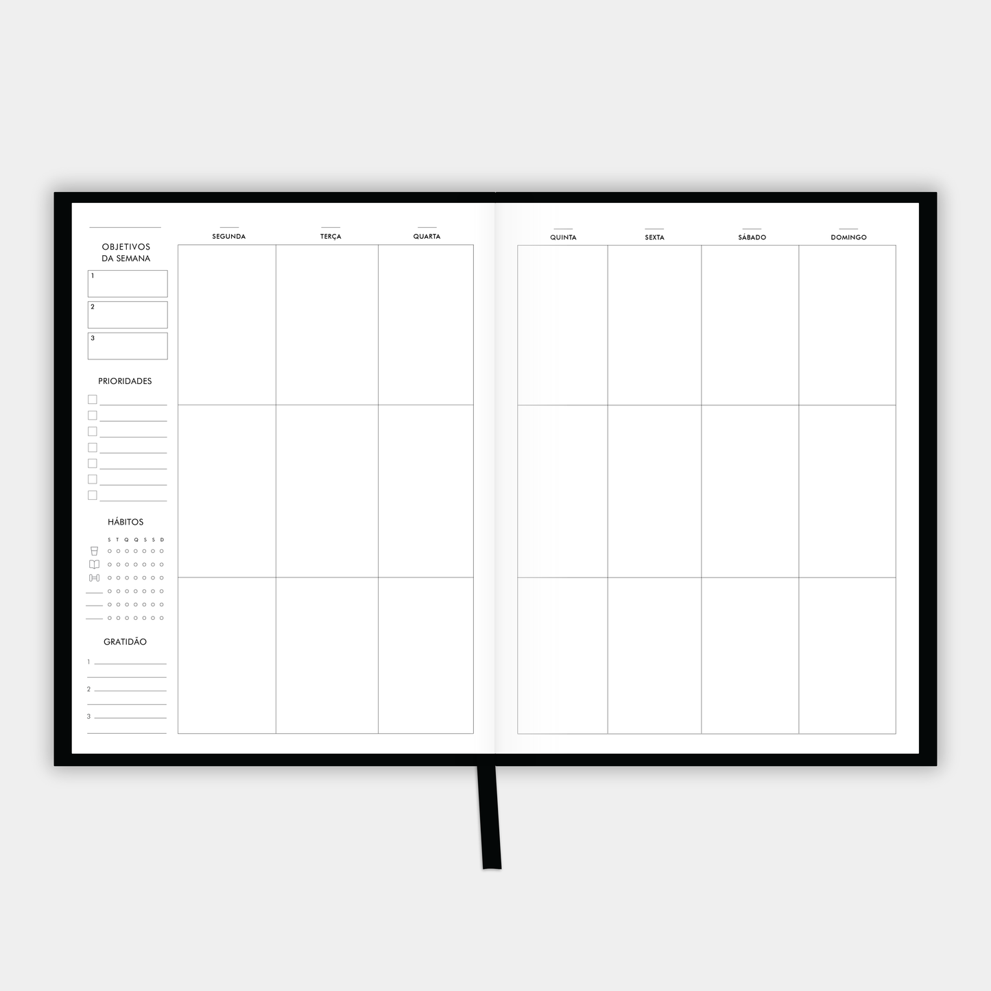 The LIFE PLANNER™ UNDATED • BLACK
