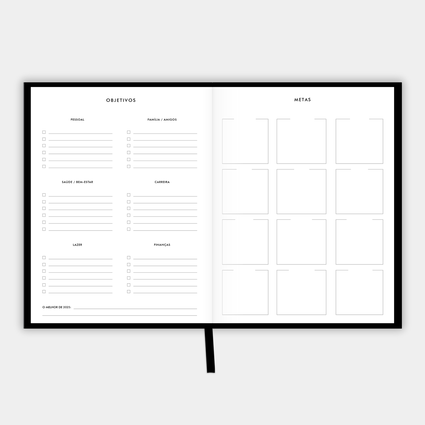 The LIFE PLANNER™ UNDATED • BLACK