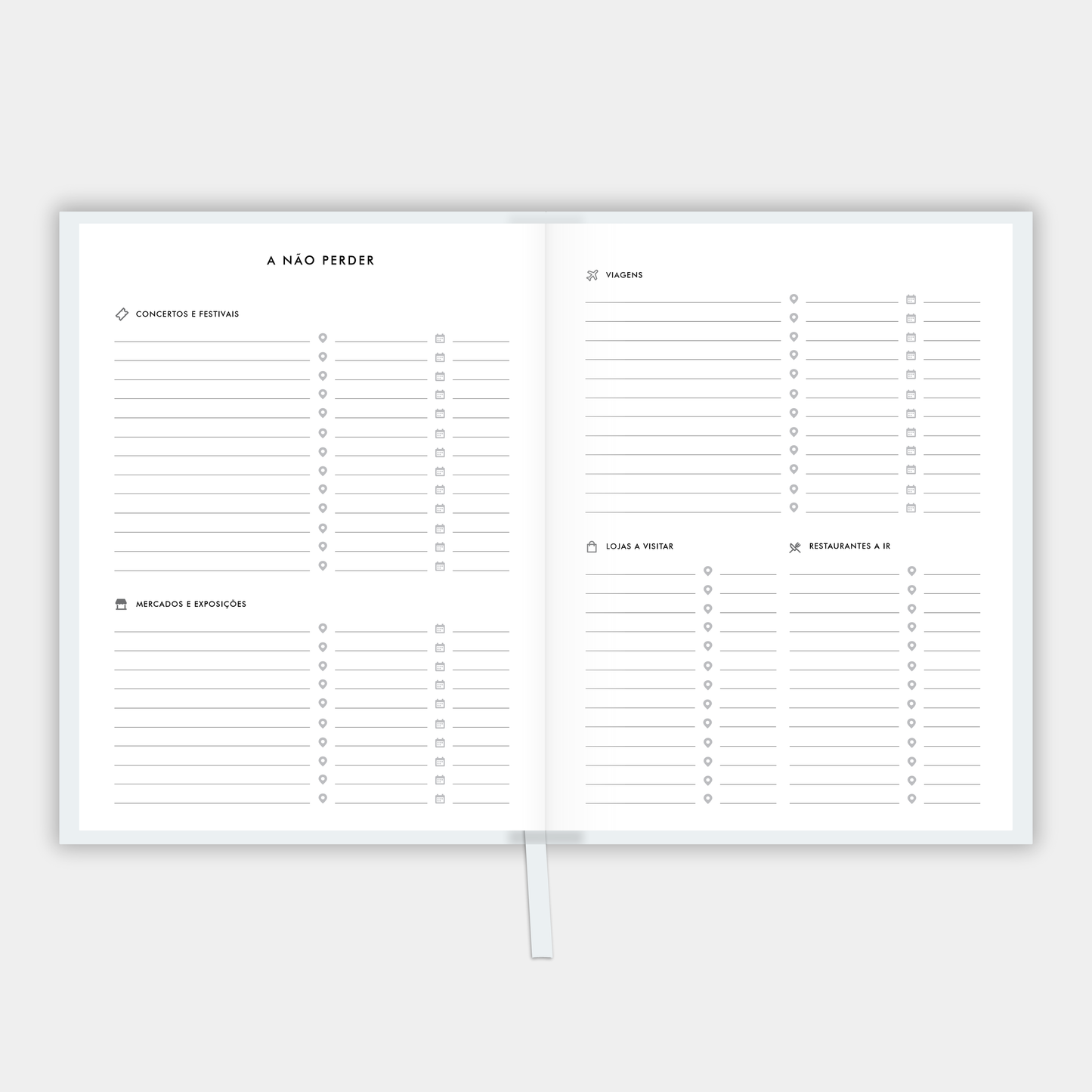 The LIFE PLANNER™ UNDATED • BLUE HAZE