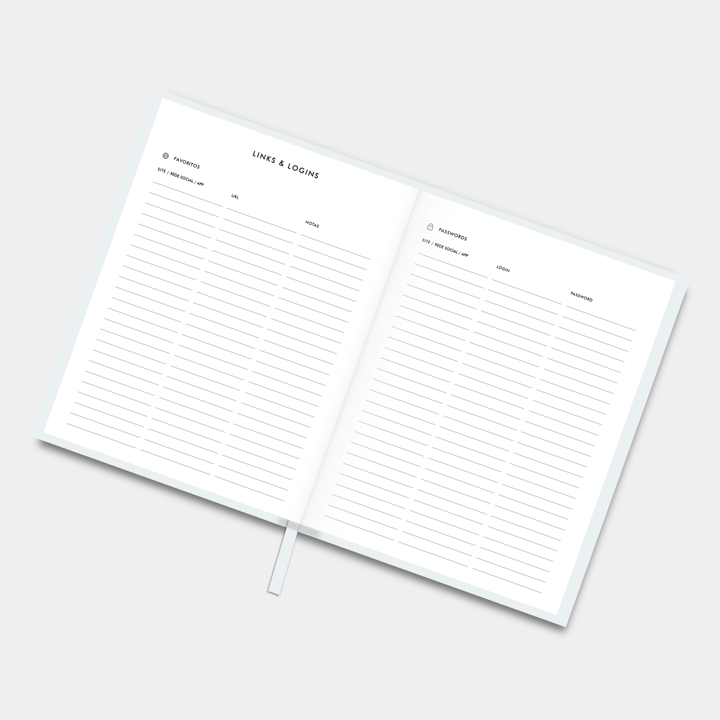 The LIFE PLANNER™ UNDATED • BLUE HAZE