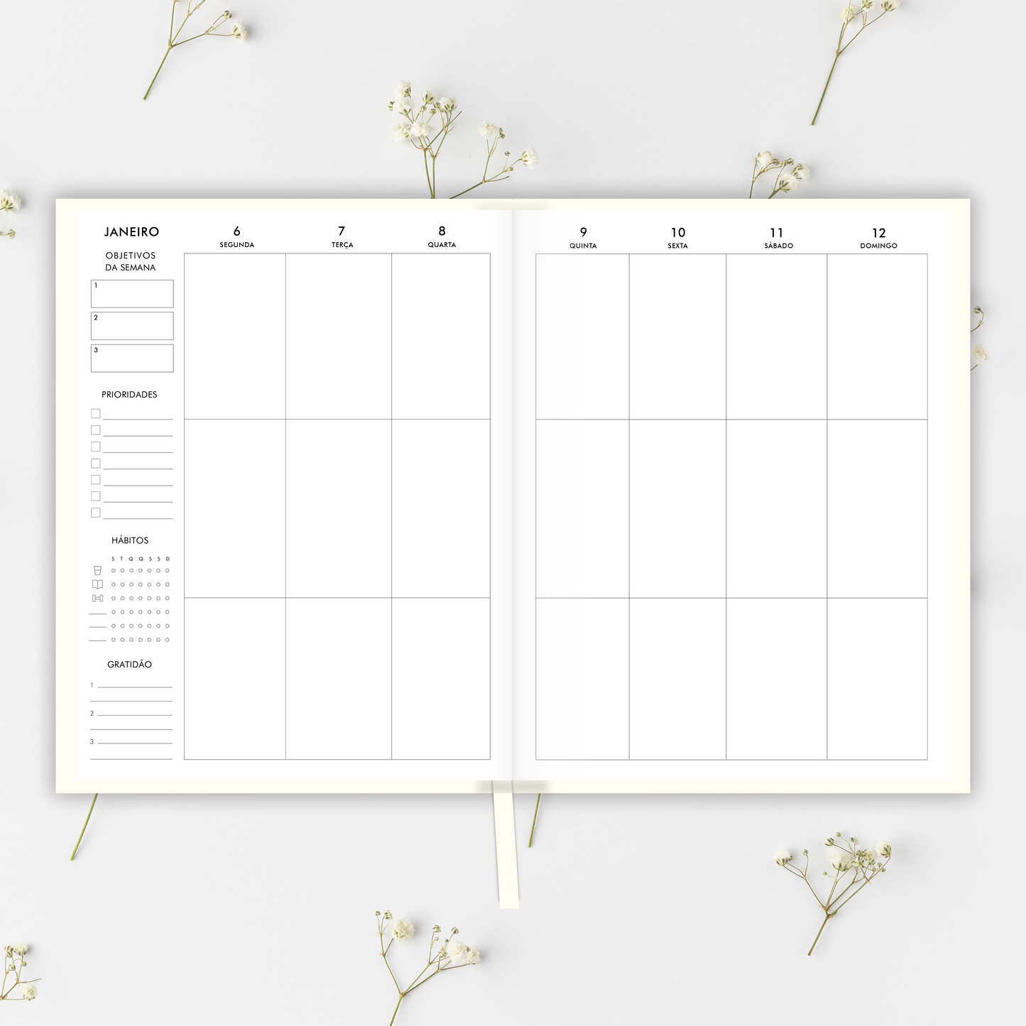 The LIFE PLANNER 2025 • BREATHE • CREAM