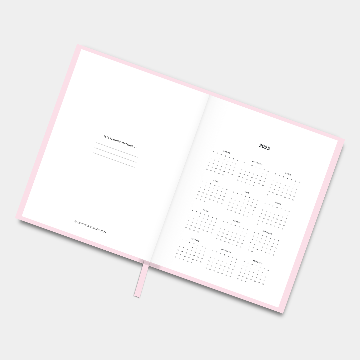The LIFE PLANNER 2025 • EMPIRE • PINK