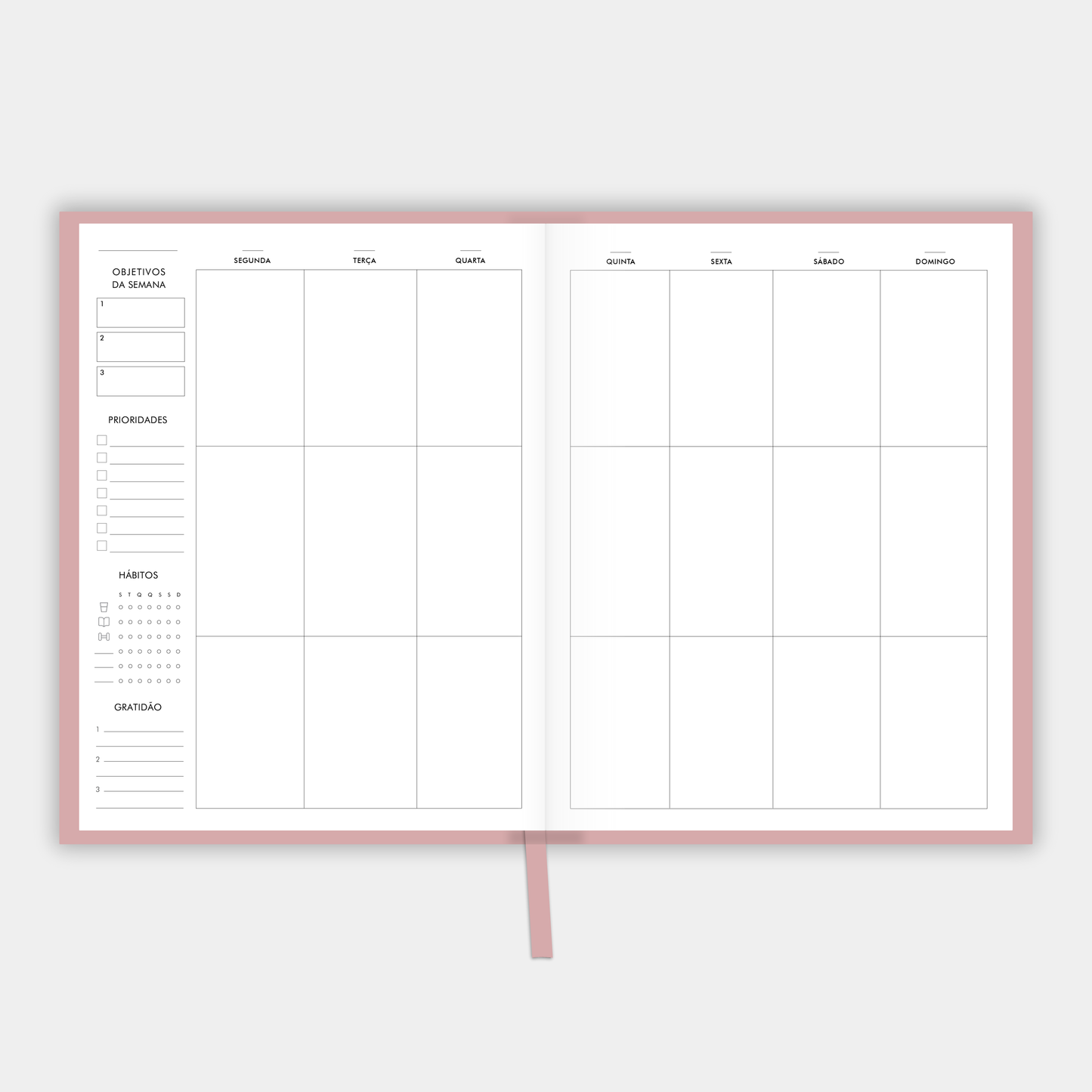 LIFE PLANNER UNDATED • ROSE QUARTZ