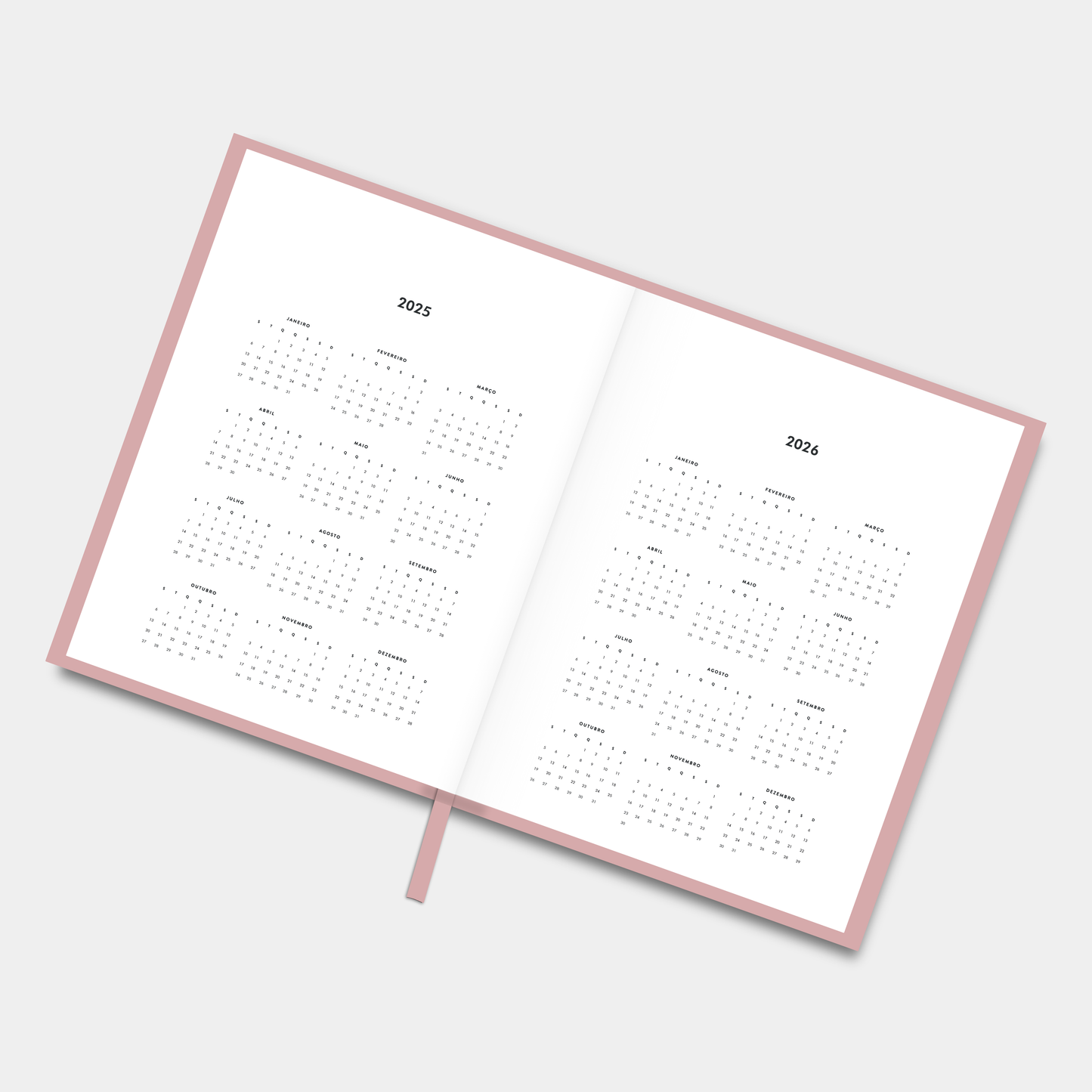 LIFE PLANNER UNDATED • ROSE QUARTZ