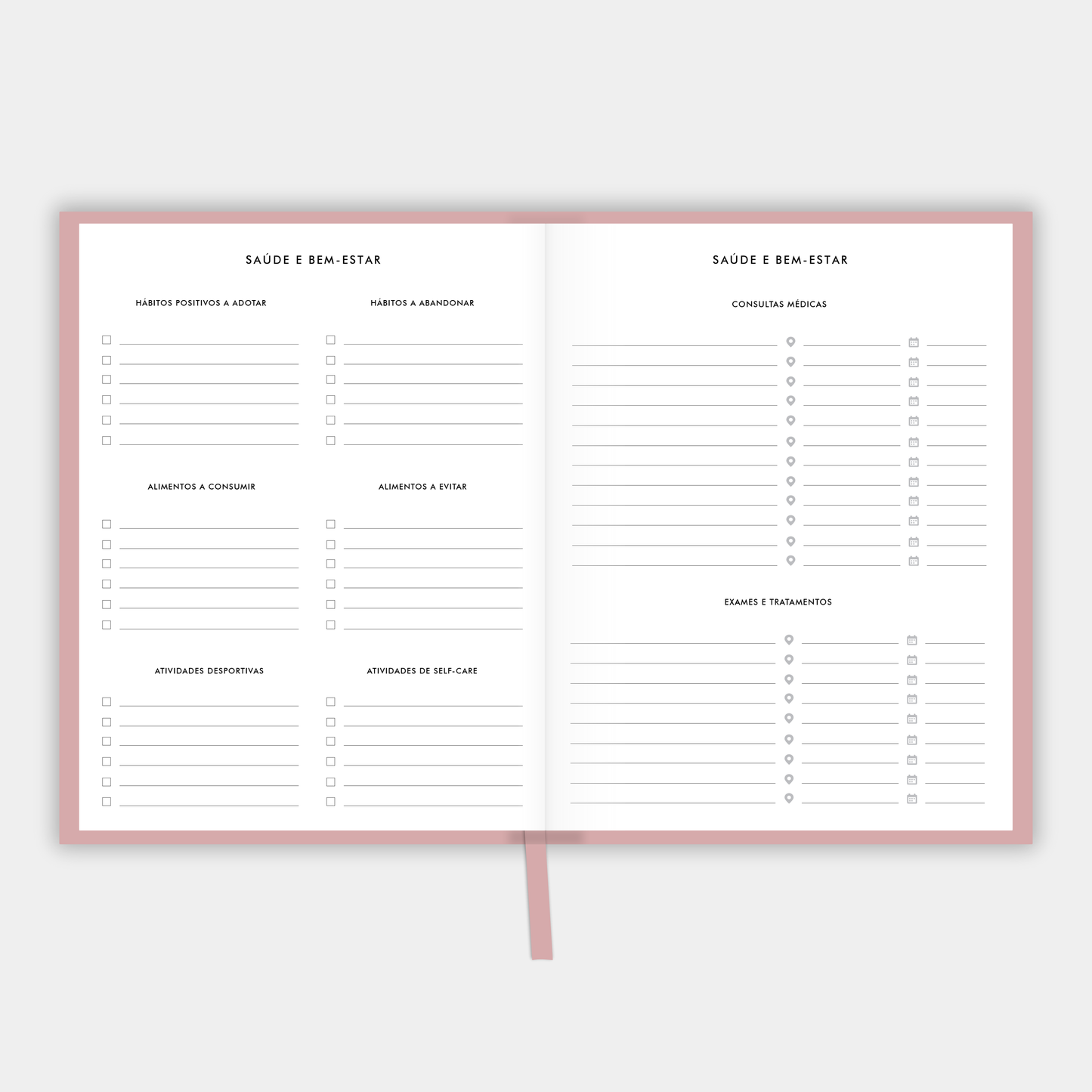LIFE PLANNER UNDATED • ROSE QUARTZ