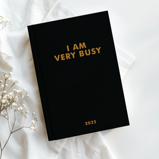 LIFE PLANNER 2025 • BUSY • BLACK