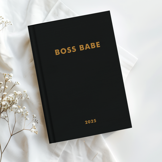 The LIFE PLANNER 2025 • BOSS BABE • BLACK