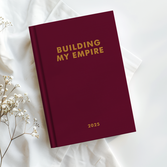 The LIFE PLANNER 2025 • EMPIRE • BURGUNDY