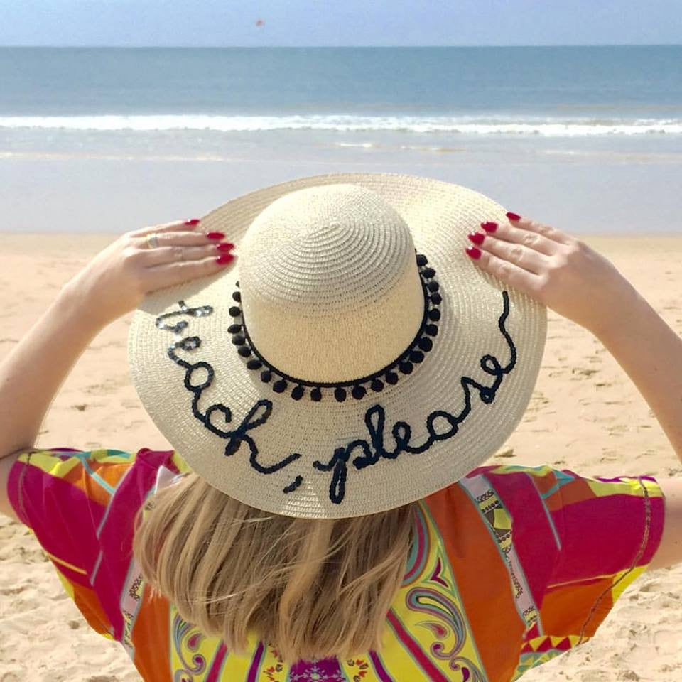 BEACH PLEASE HAT | CHAPÉU "BEACH PLEASE"