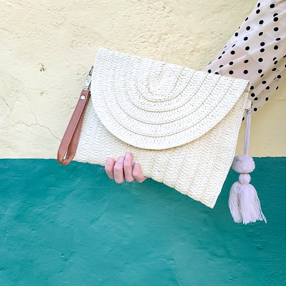 PENELOPE CLUTCH | VANILLA