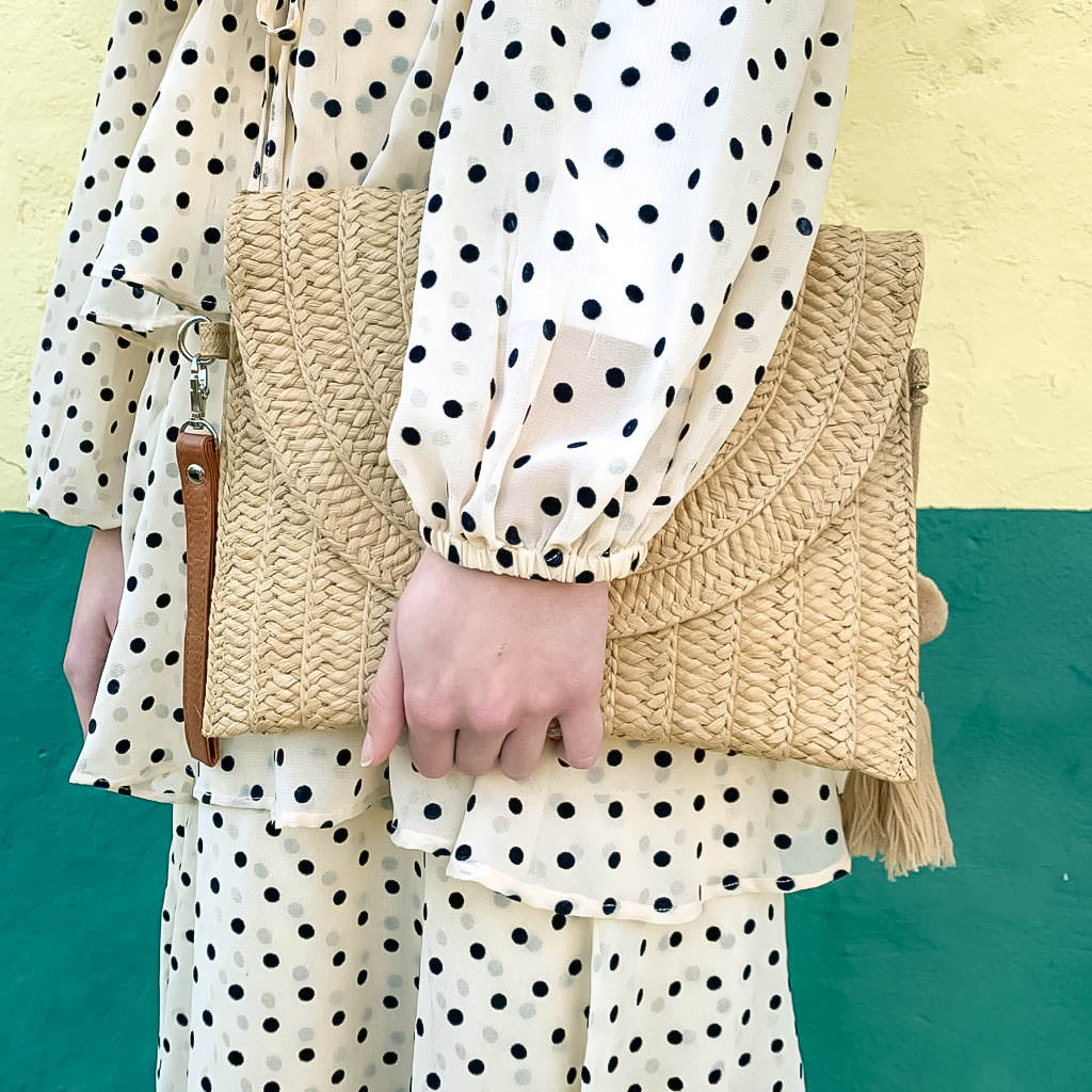 PENELOPE CLUTCH | SAND