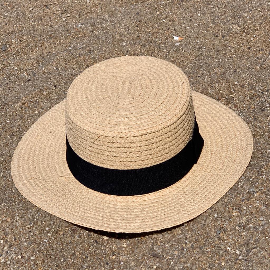 BAILEY STRAW HAT | Chapéu modelo BOATER em ráfia