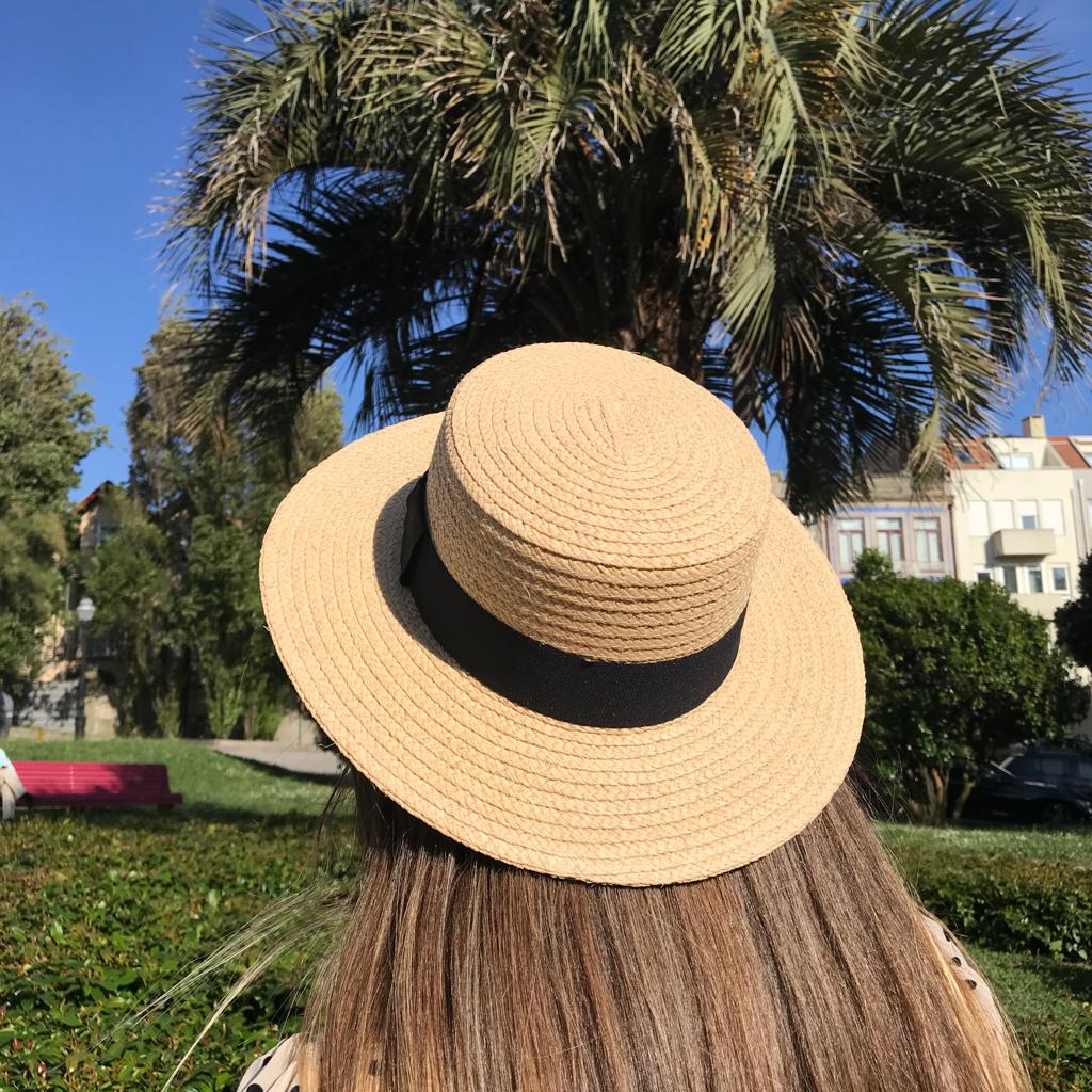BAILEY STRAW HAT | Chapéu modelo BOATER em ráfia