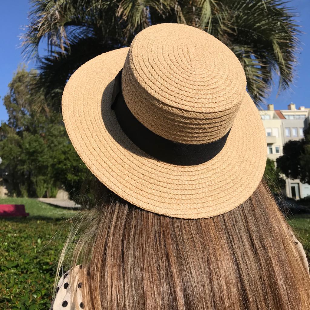 BAILEY STRAW HAT | Chapéu modelo BOATER em ráfia