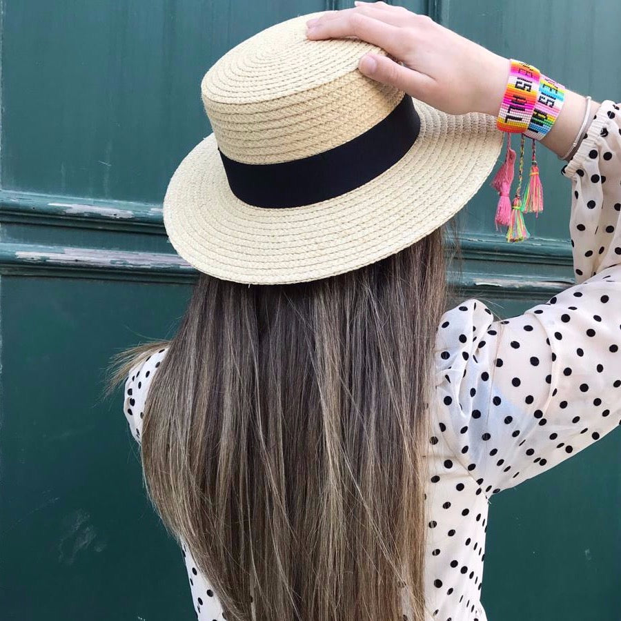 BAILEY STRAW HAT | Chapéu modelo BOATER em ráfia