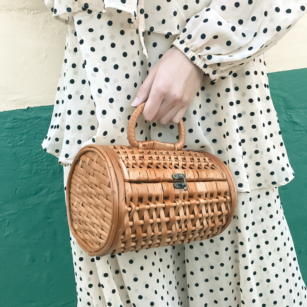 MIA BASKET BAG | Cesto em vime Mia