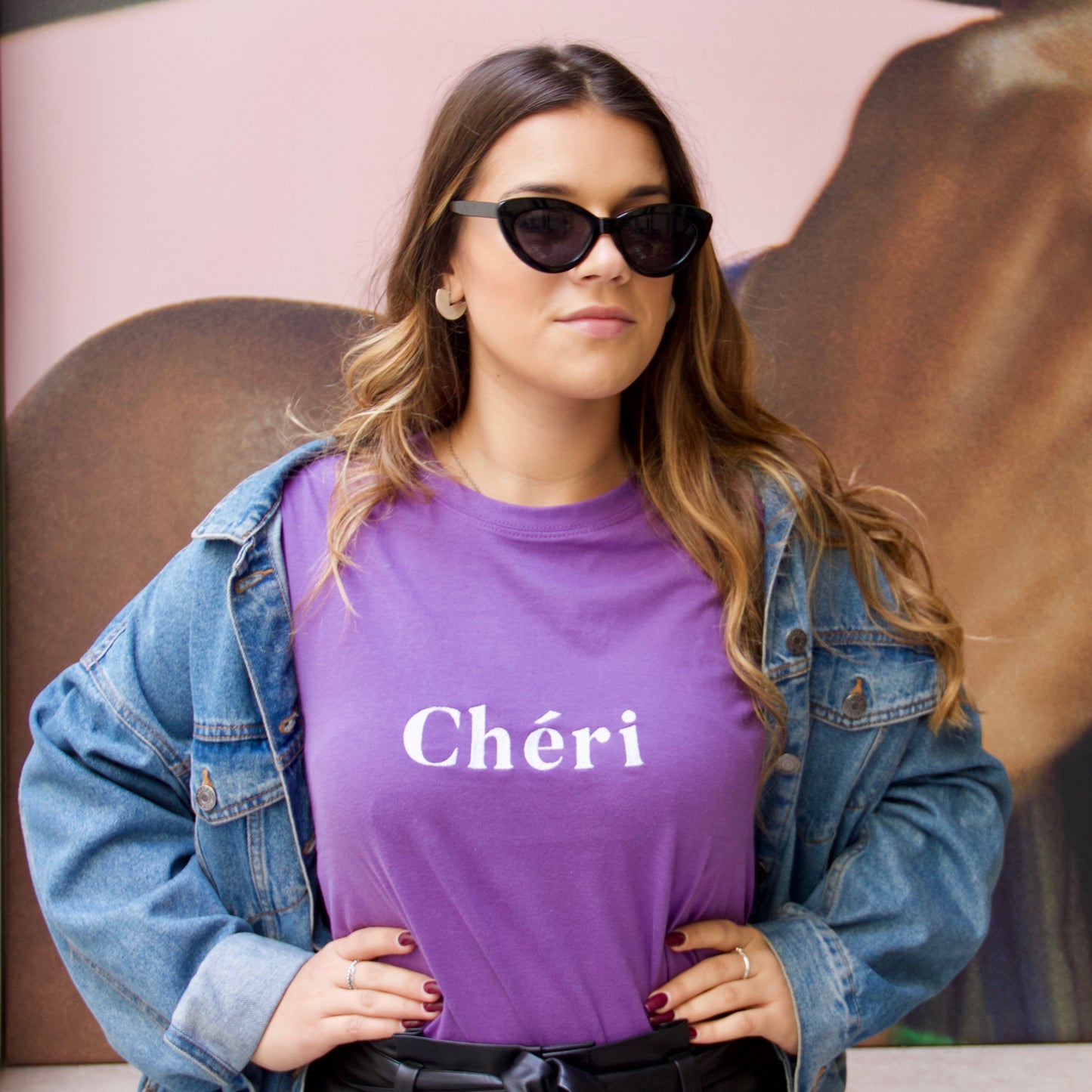 * CHÉRI * EMBROIDERED TEE L&G | T-shirt bordada CHÉRI