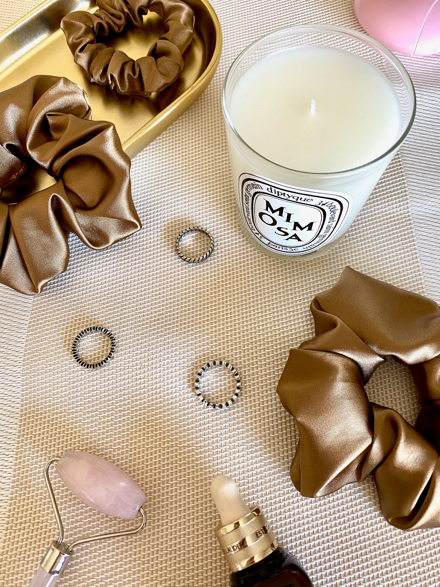* CHESTNUT * SCRUNCHIES