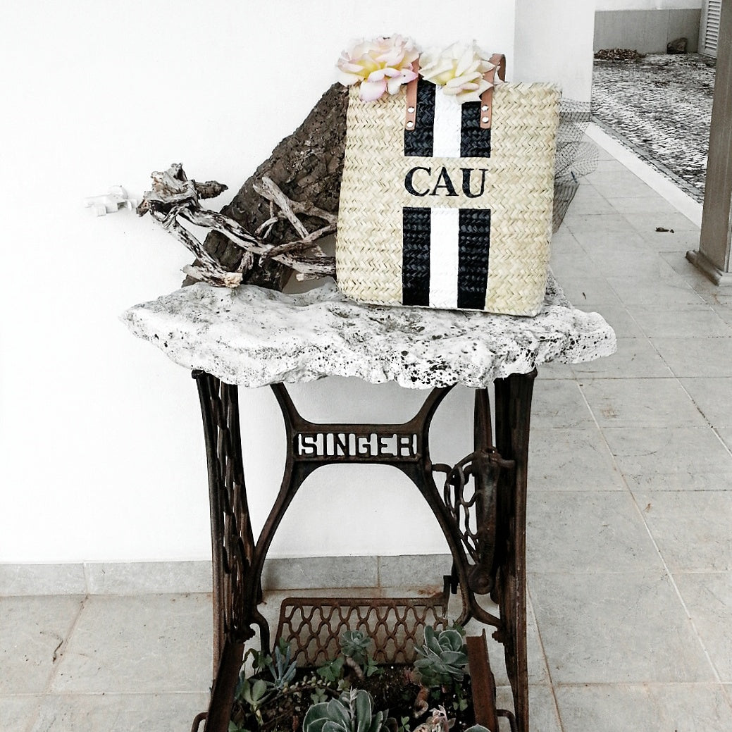 MONOGRAM SQUARE BASKET | Cesto retangular personalizado com Monograma
