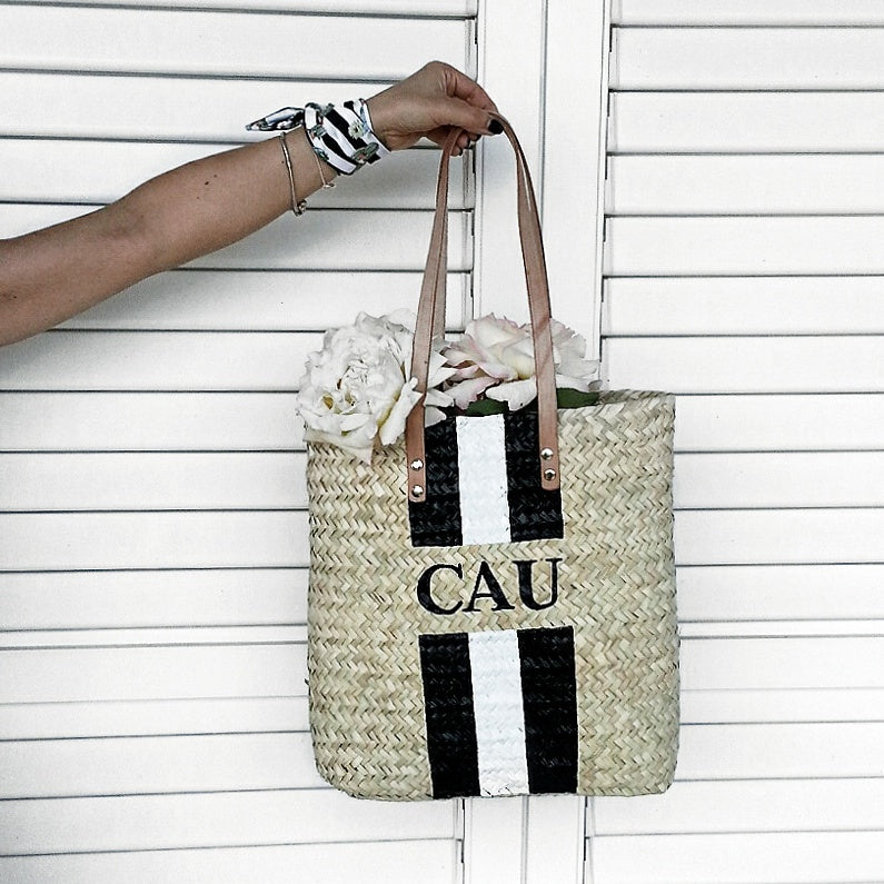 MONOGRAM SQUARE BASKET | Cesto retangular personalizado com Monograma