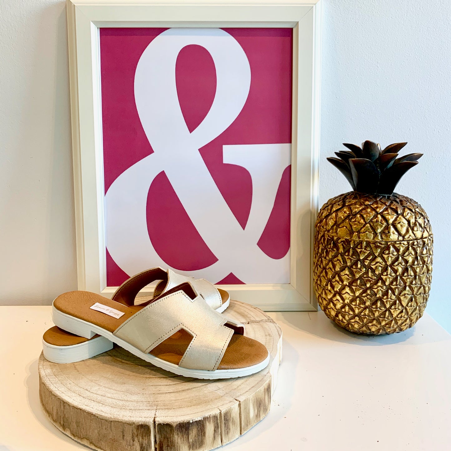 HERMIONE SANDALS | GOLD