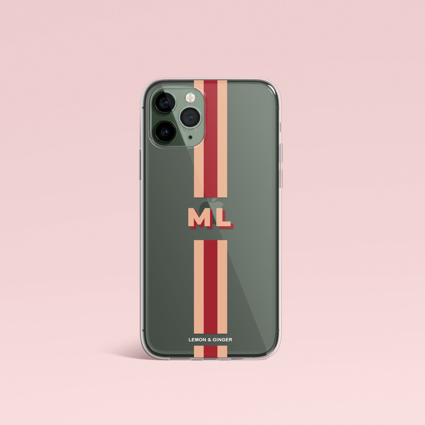 Custom iPhone case * CLASSIC MONOGRAM *