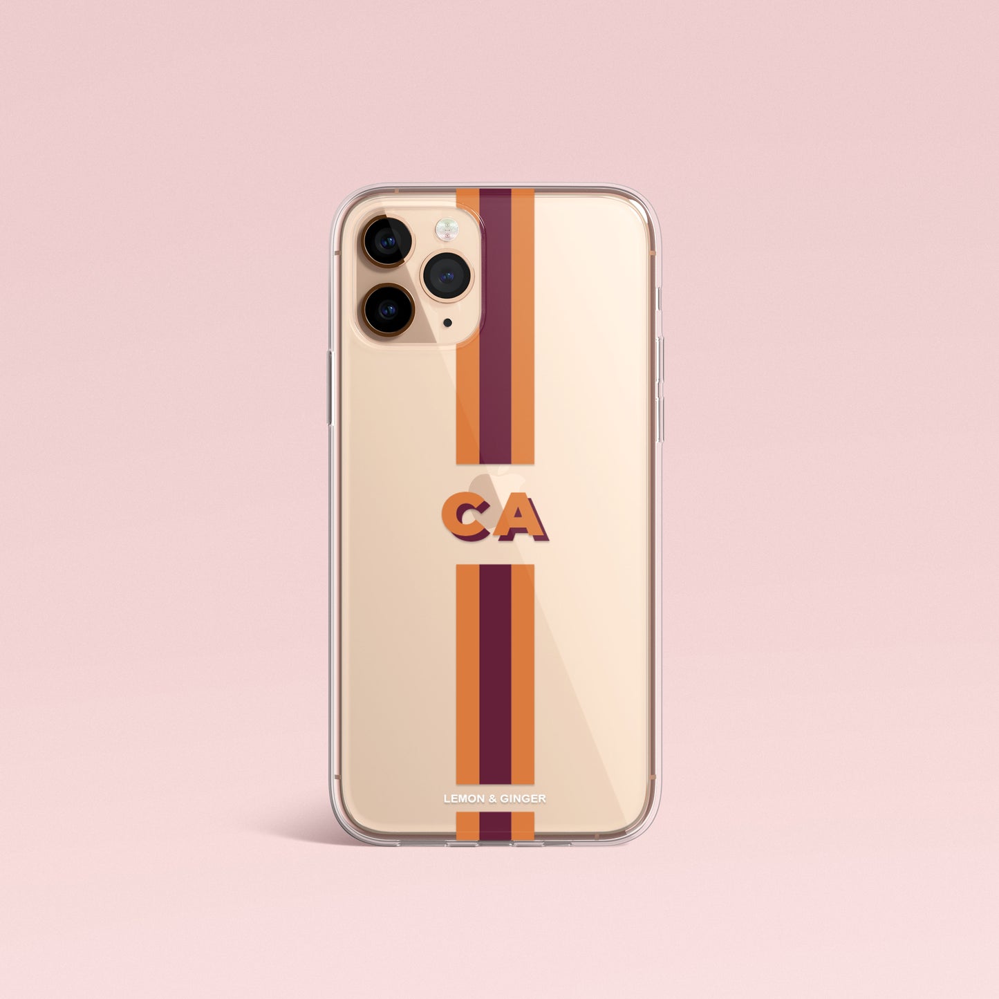 Custom iPhone case * CLASSIC MONOGRAM *