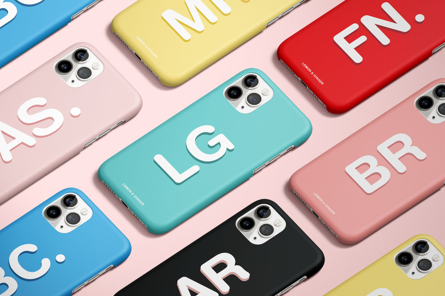 Custom iPhone case * INITIALS *