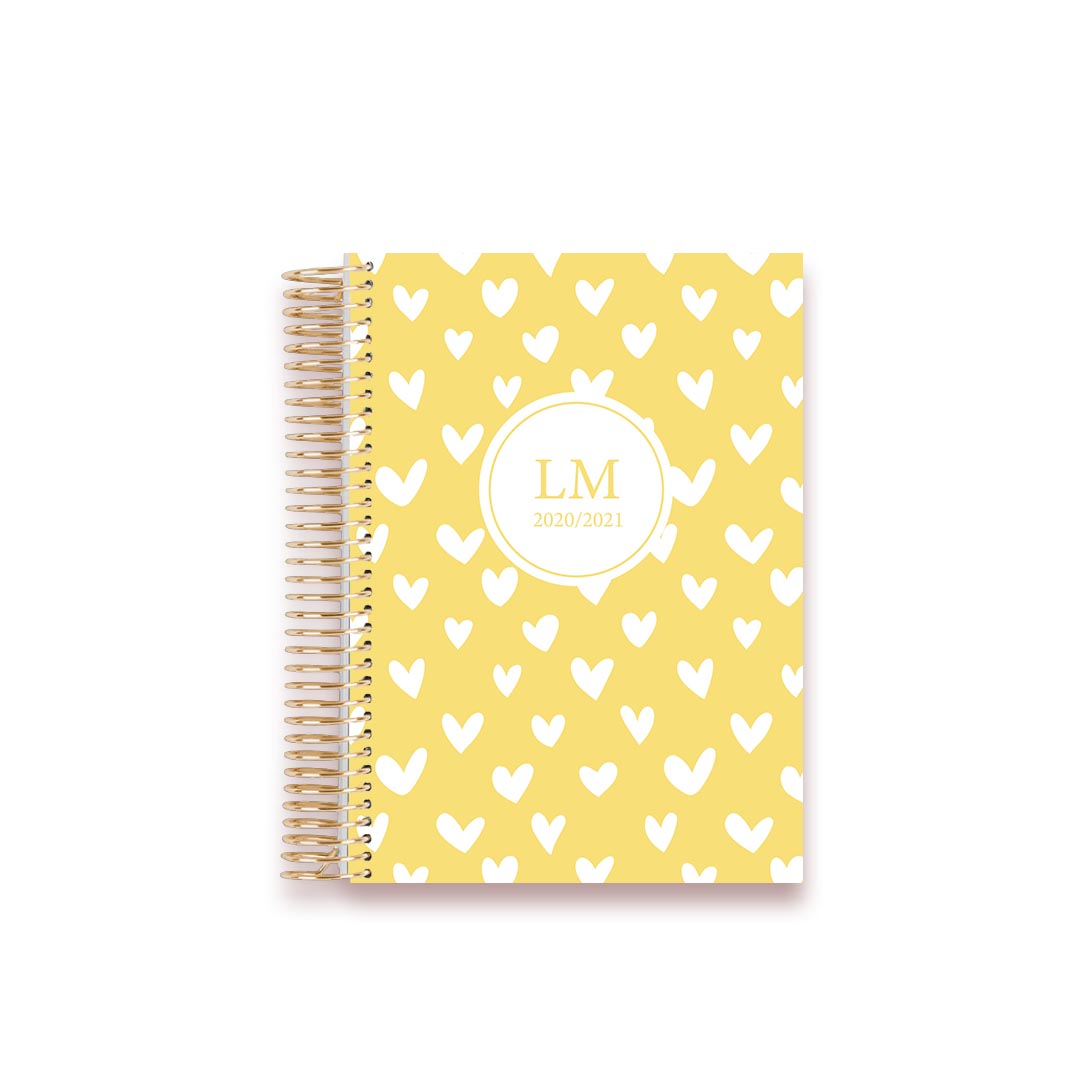 ACADEMIC PLANNER * HEARTS * AGENDA 2020/2021
