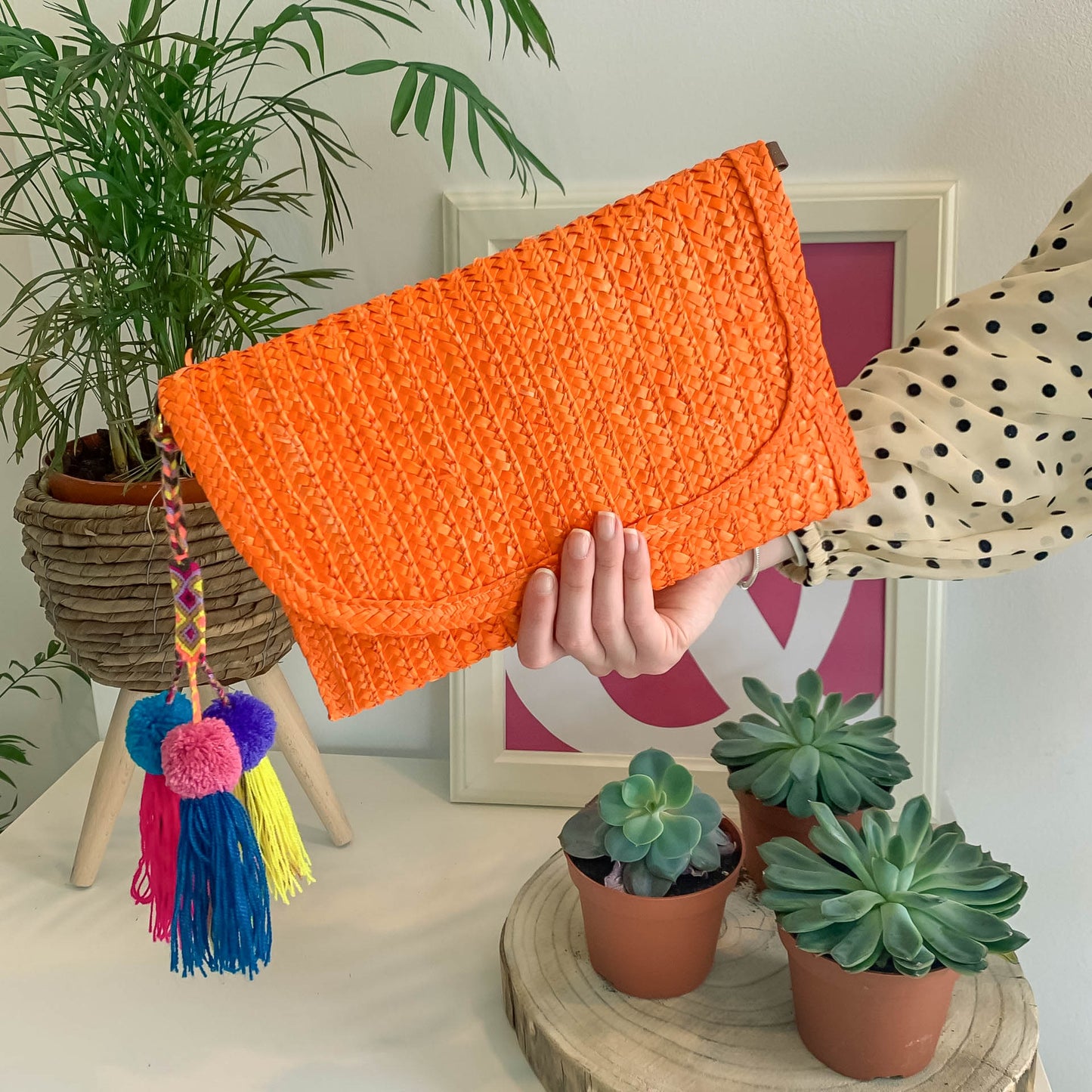 POPPY CLUTCH | ORANGE