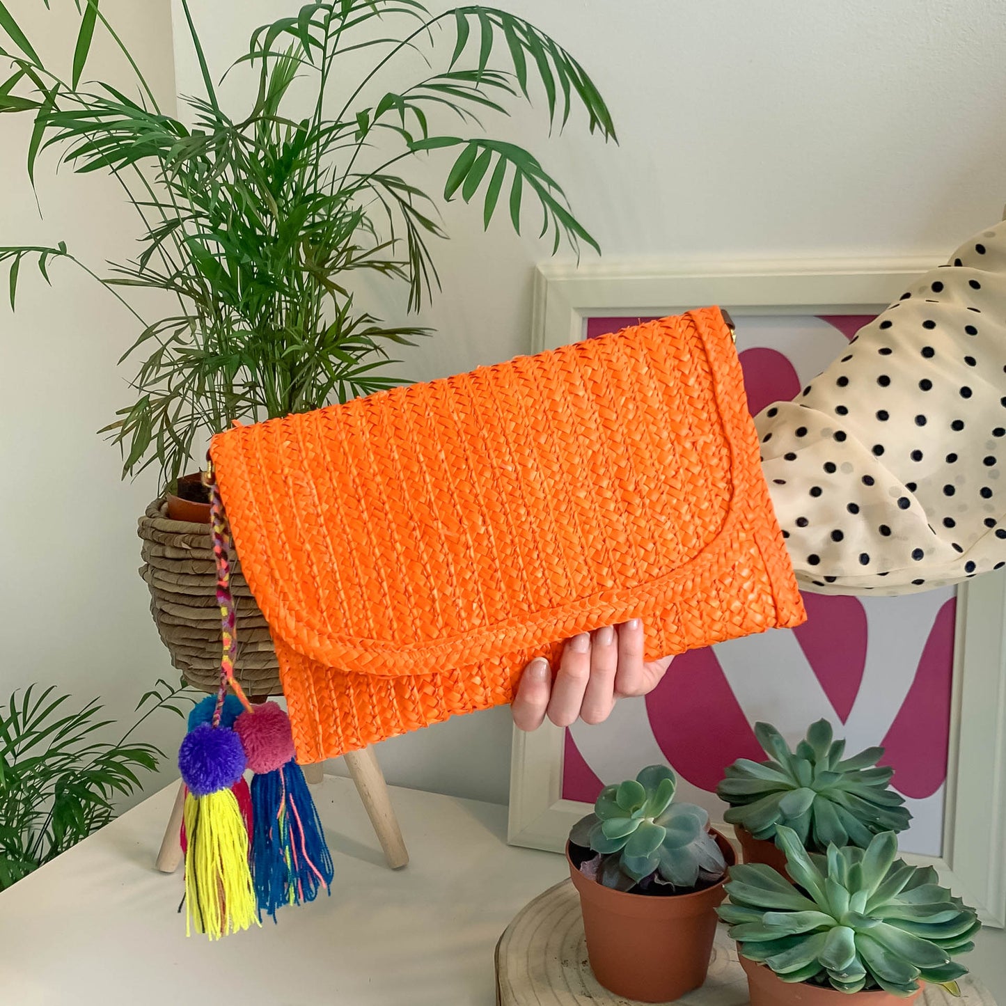POPPY CLUTCH | ORANGE