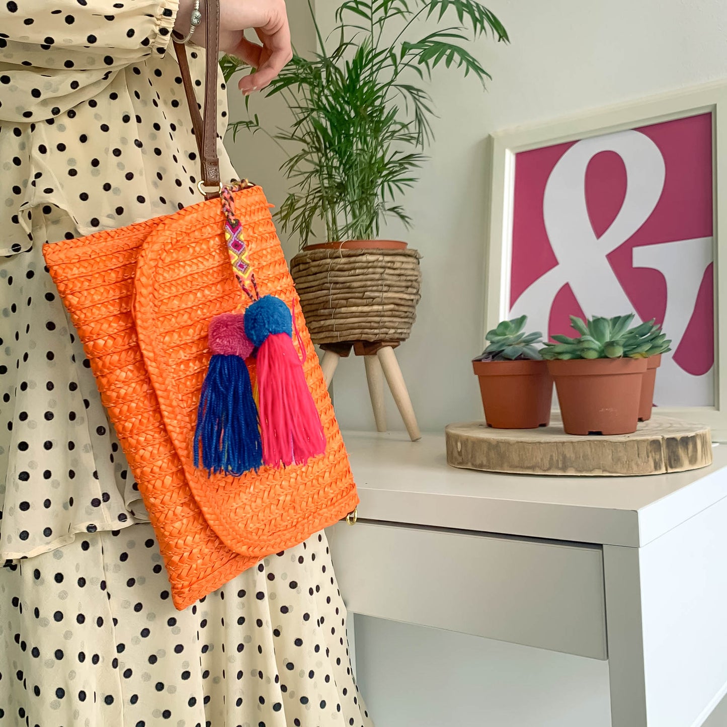 POPPY CLUTCH | ORANGE
