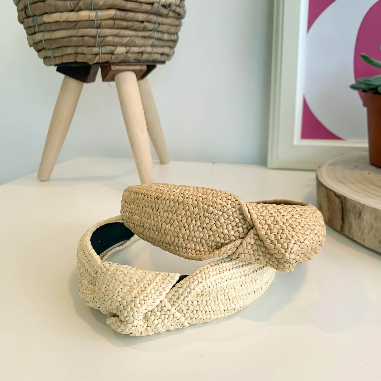 HARPER HEADBAND | Bandolete em ráfia natural