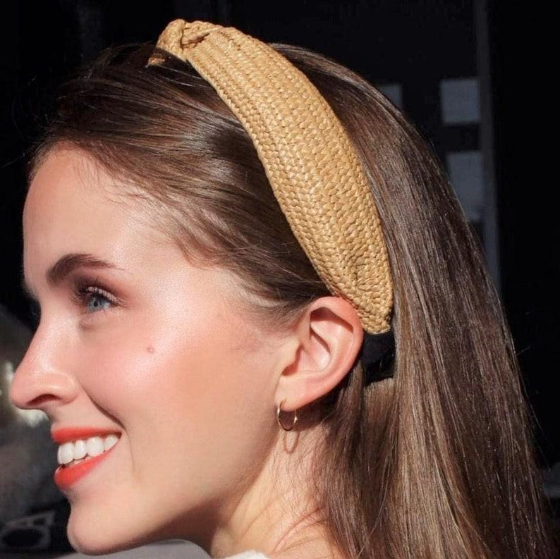 HARPER HEADBAND | Bandolete em ráfia natural