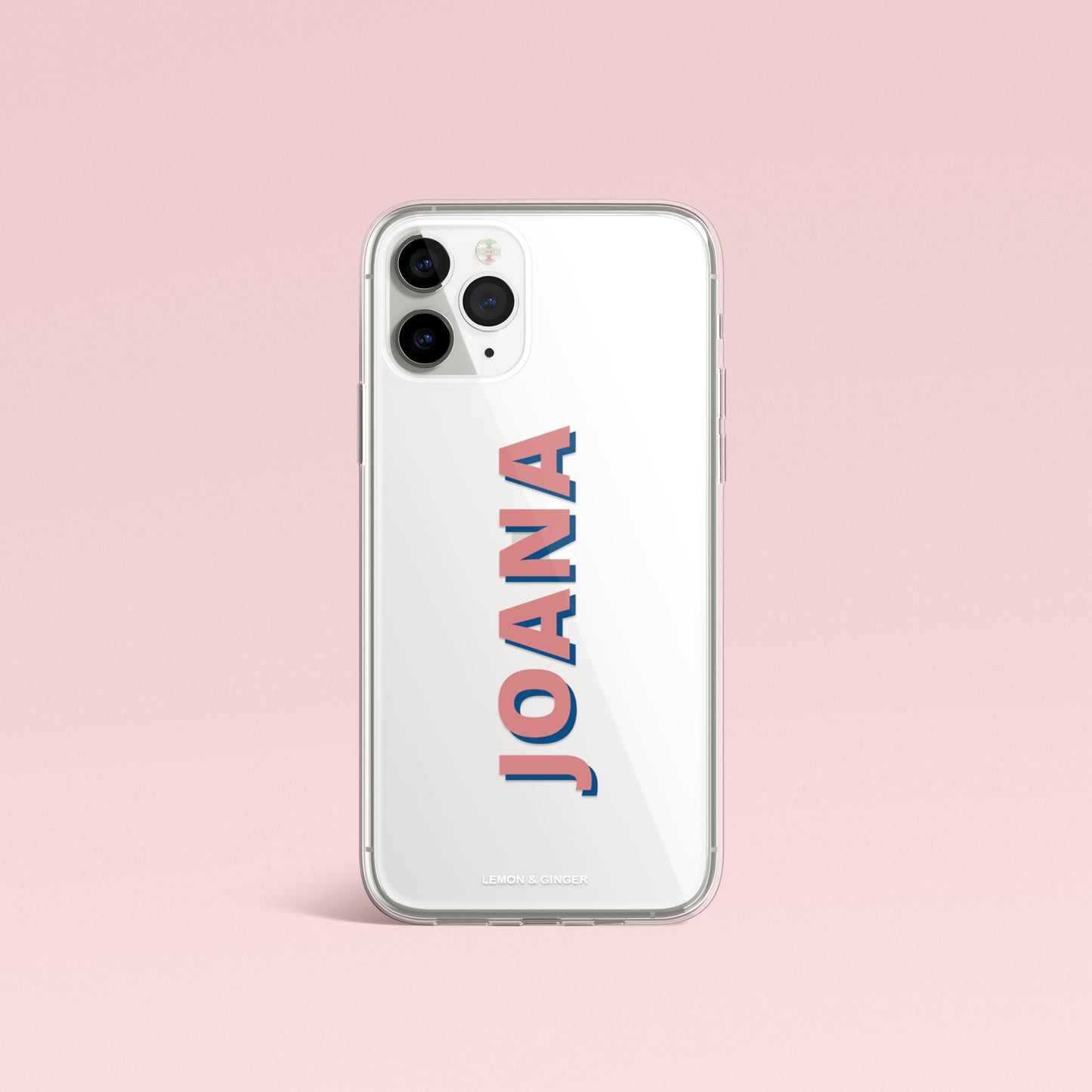 Custom iPhone case * NAME 1 CLEAR *