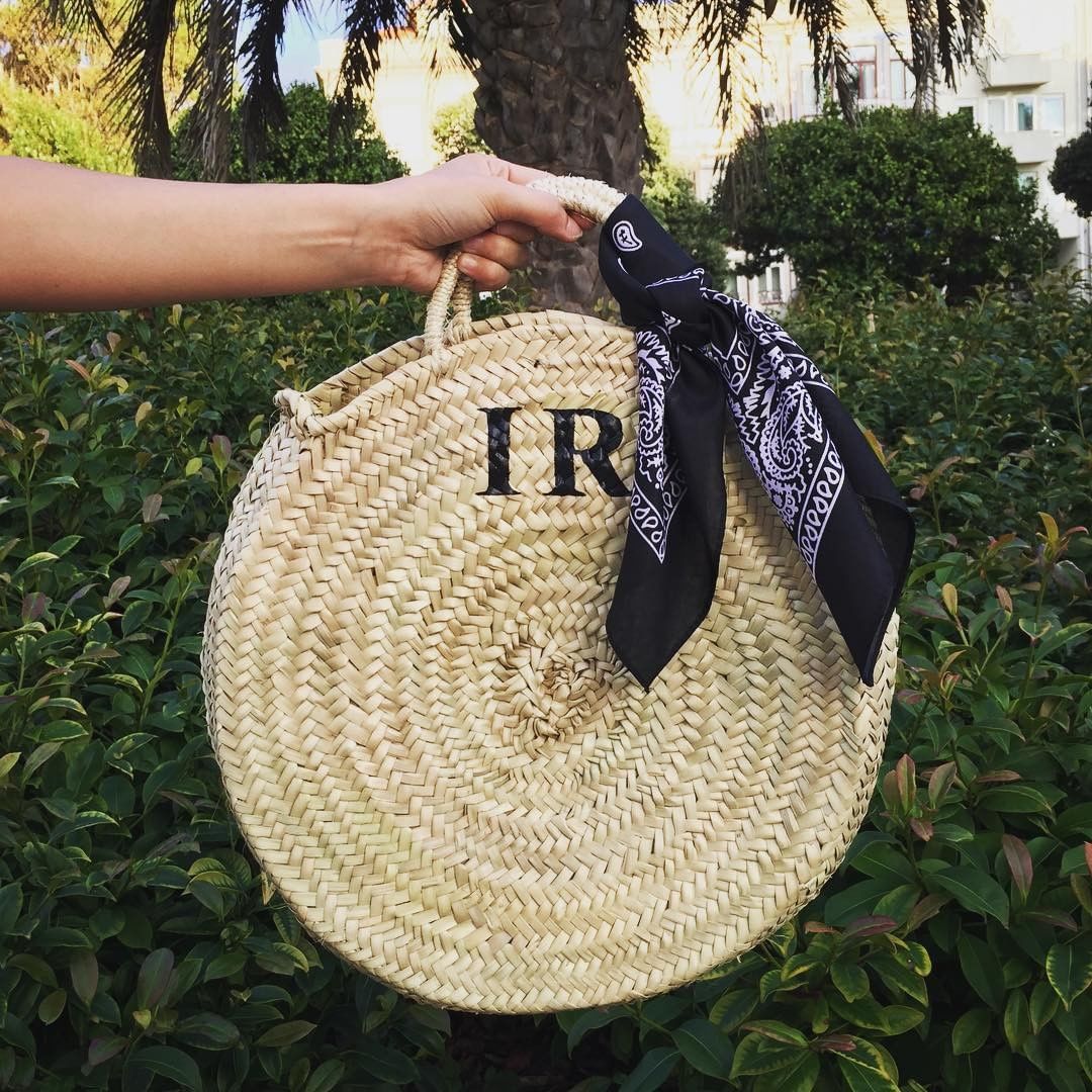 CIRCULAR MONOGRAM BASKET | Cesto redondo personalizado com Monograma