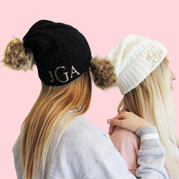 MONOGRAM BEANIE