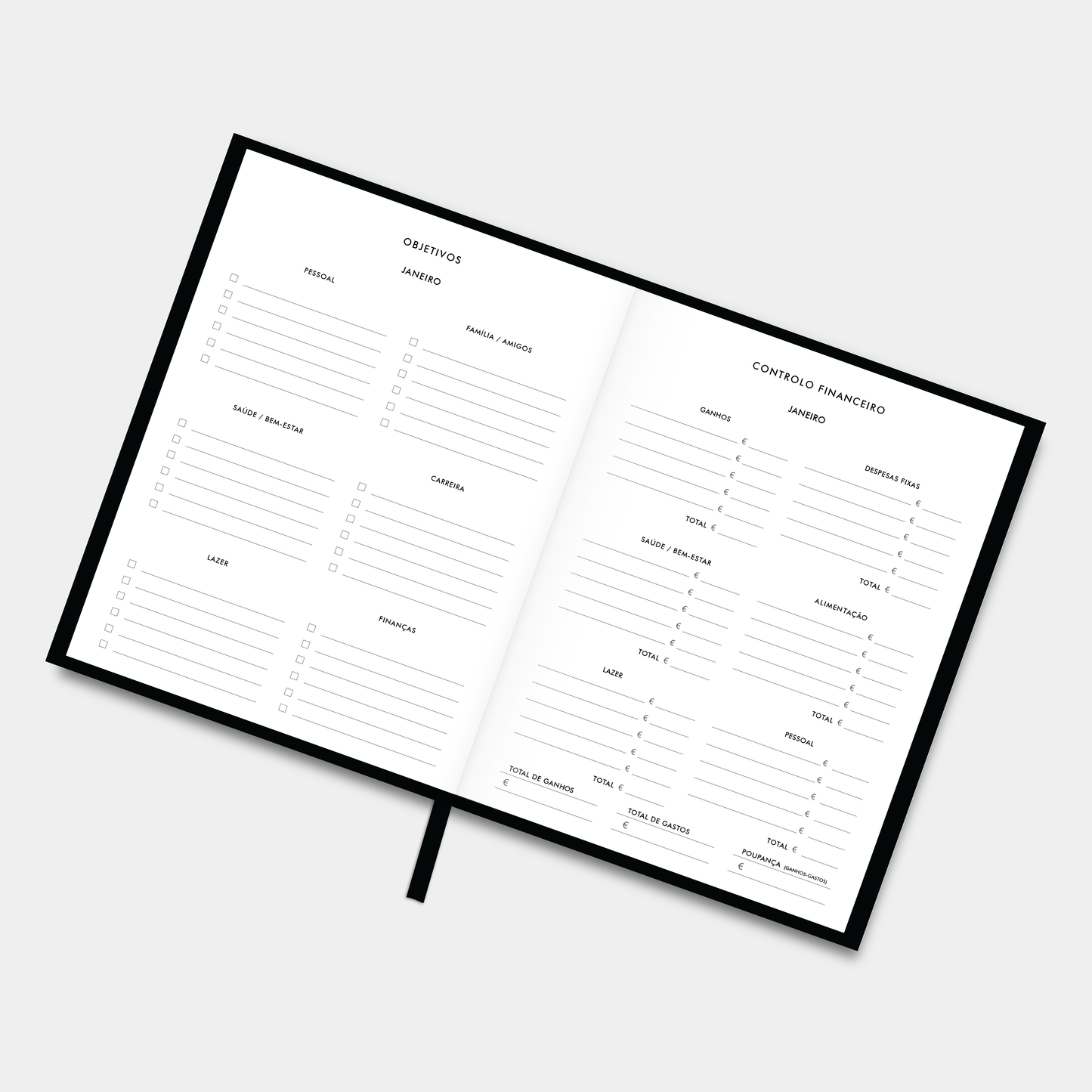 The LIFE PLANNER 2025 • BREATHE • BLACK