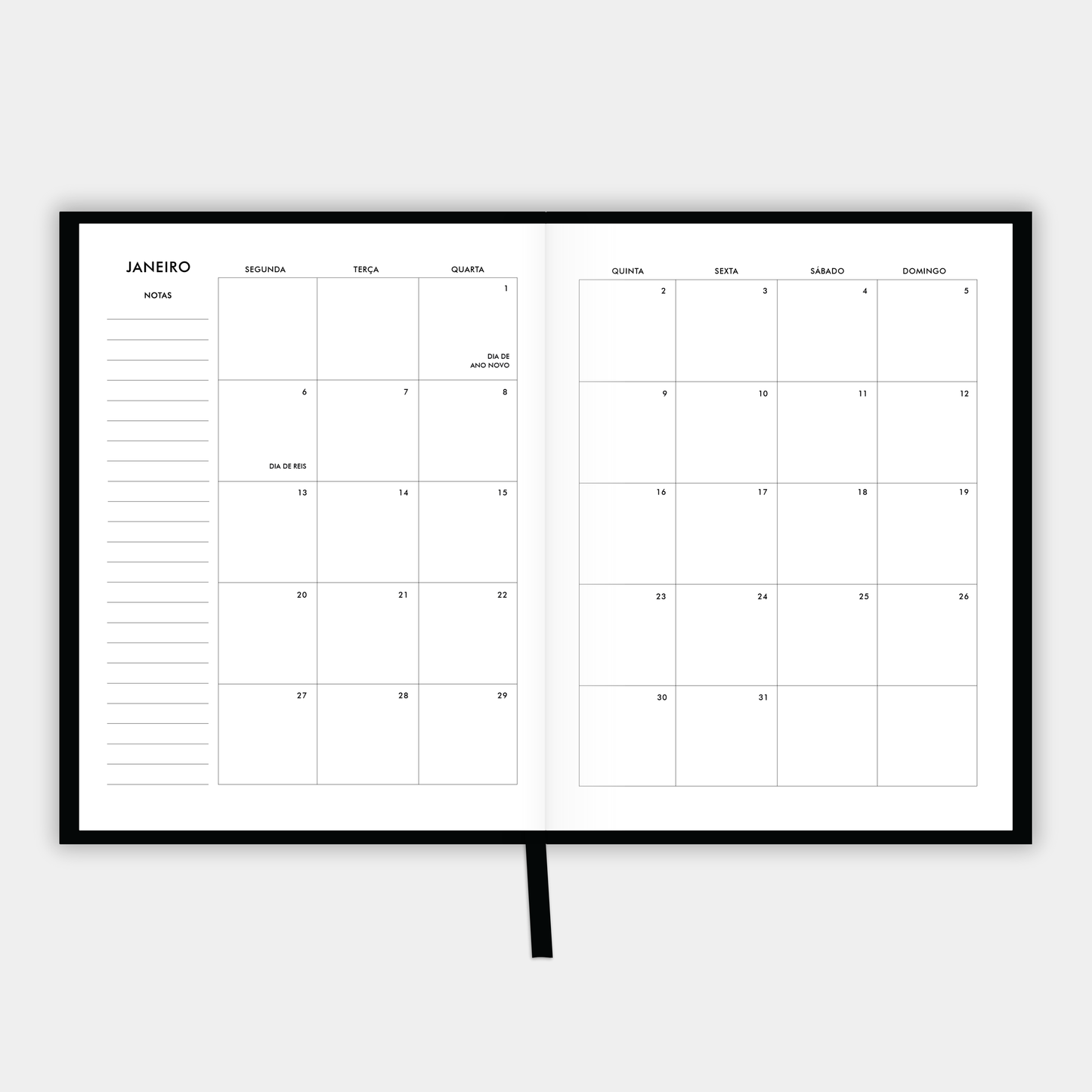 The LIFE PLANNER 2025 • BREATHE • BLACK