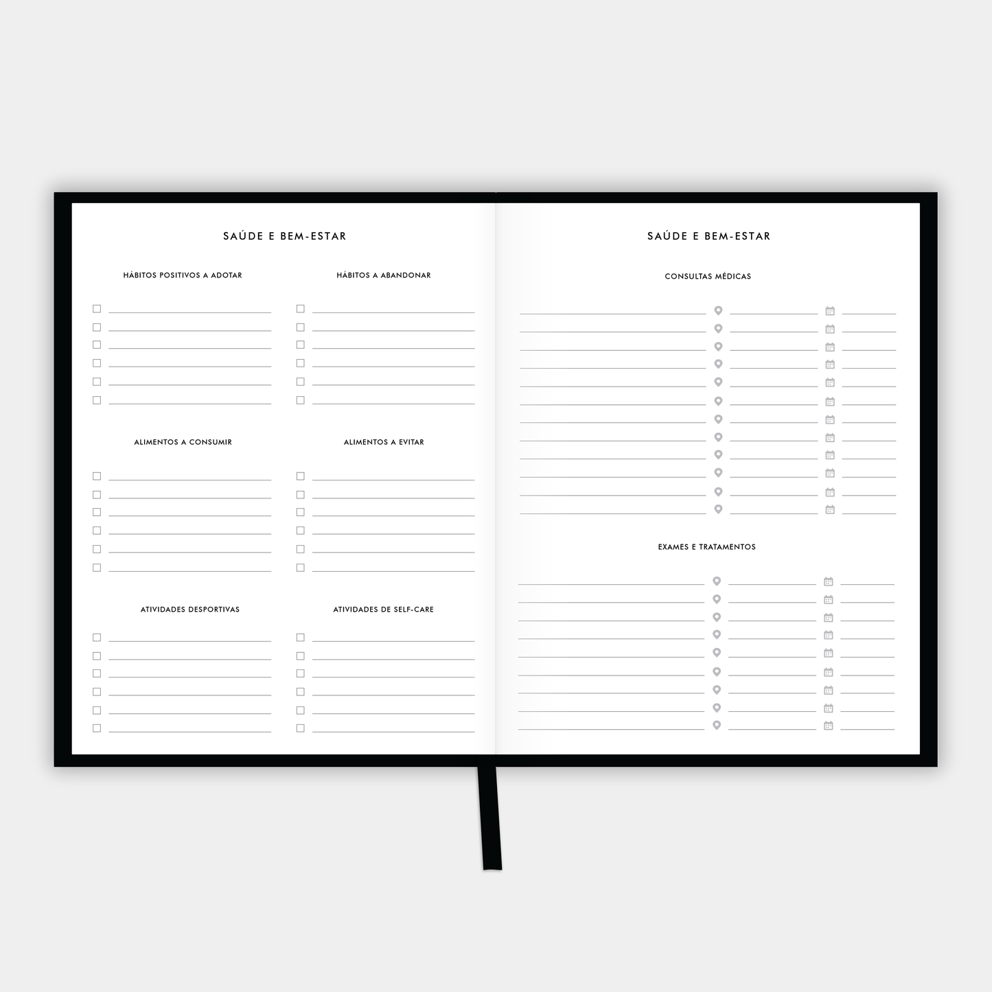 The LIFE PLANNER 2025 • BREATHE • BLACK