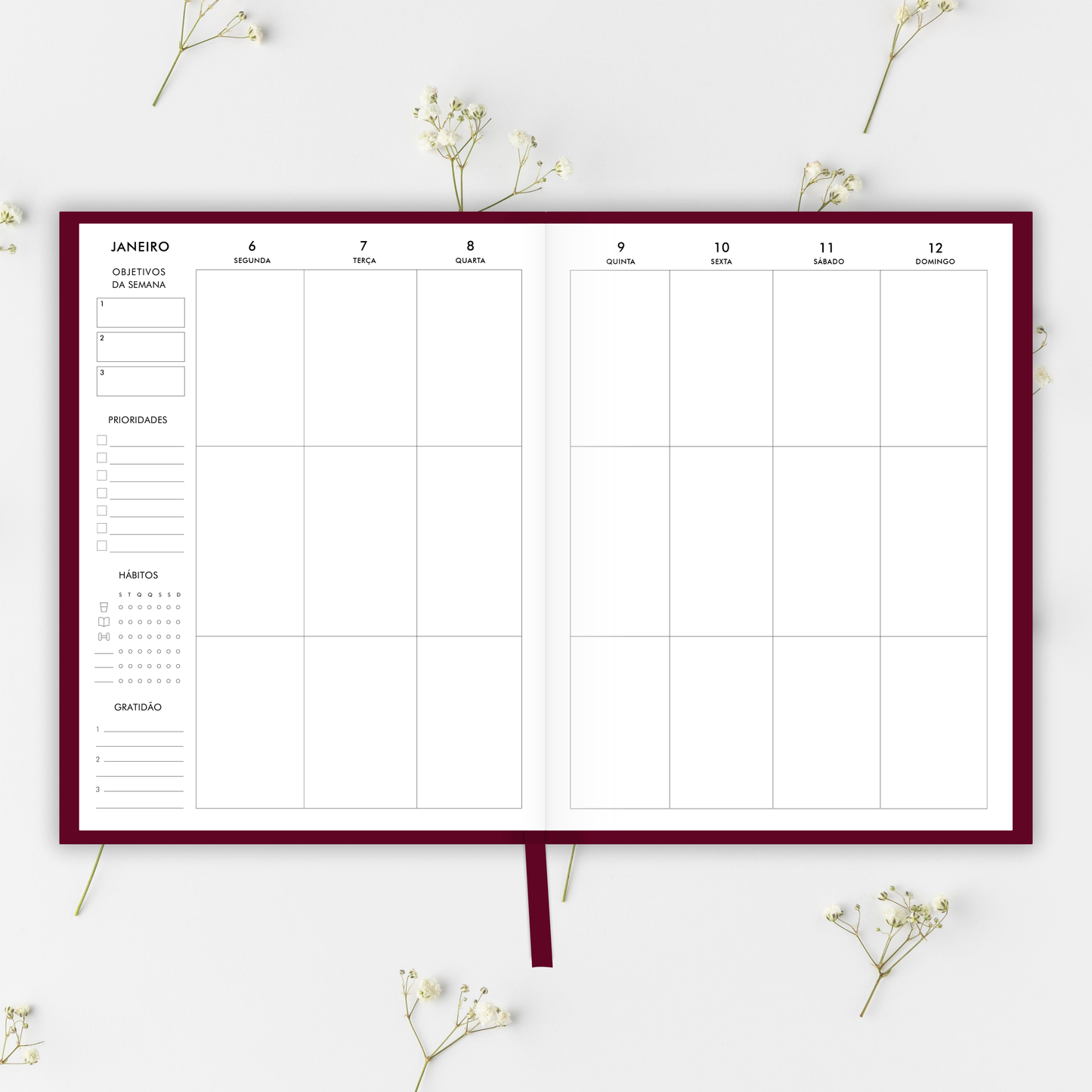 The LIFE PLANNER™ 2026 • BURGUNDY