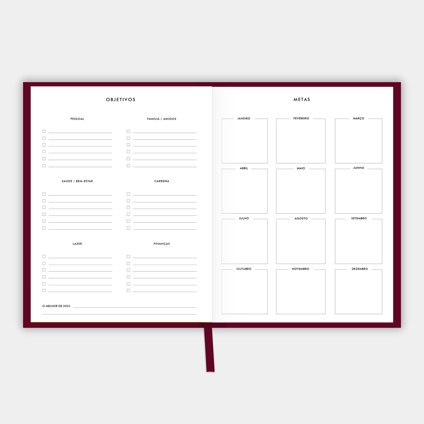 The LIFE PLANNER™ 2026 • BURGUNDY