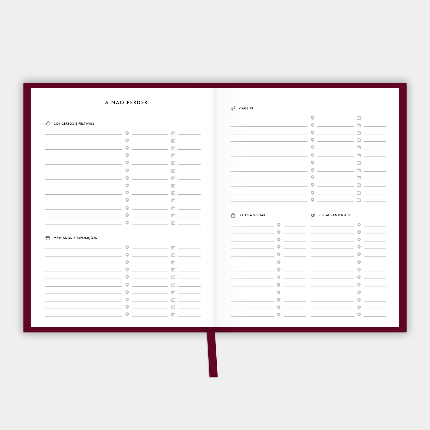 The LIFE PLANNER 2025 • EMPIRE • BURGUNDY