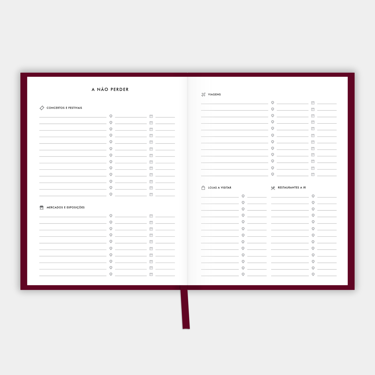 The LIFE PLANNER™ 2026 • BURGUNDY