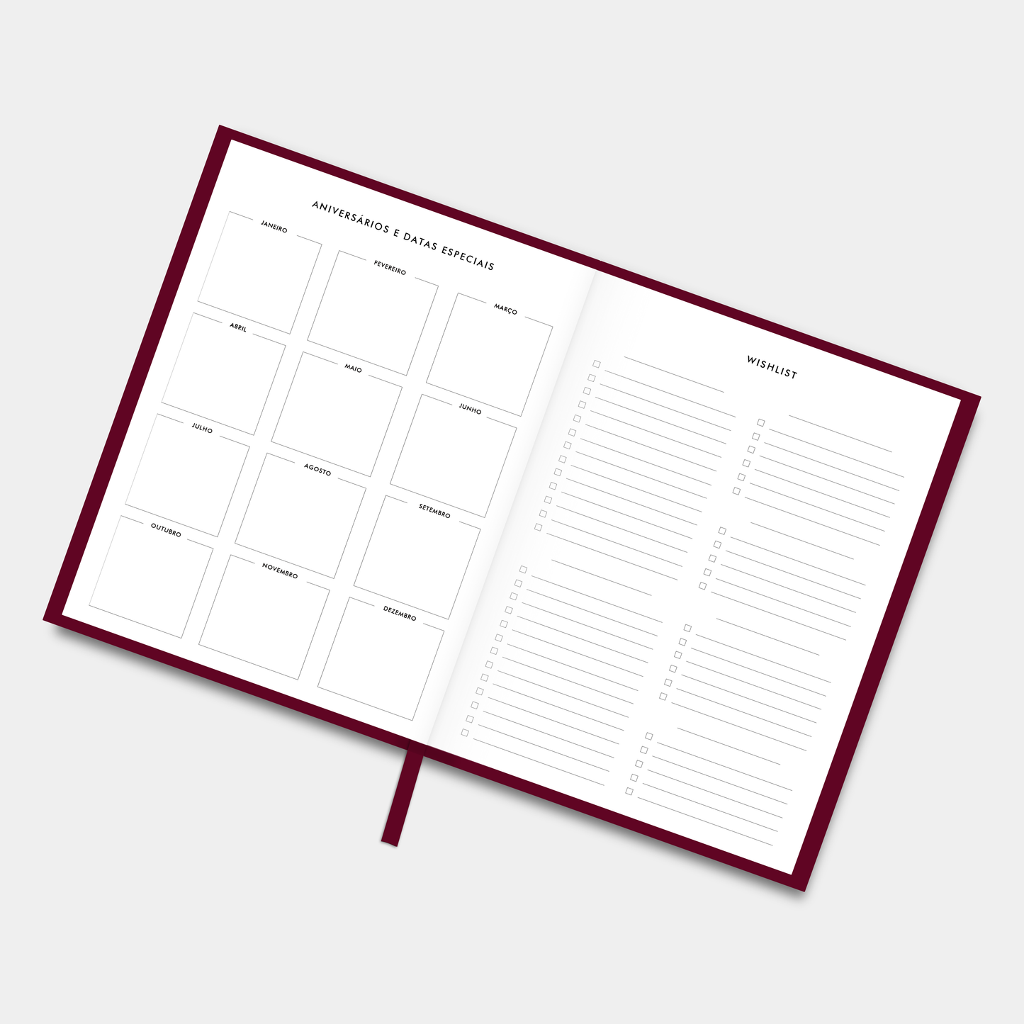 LIFE PLANNER 2025 • DREAM BIG • BURGUNDY