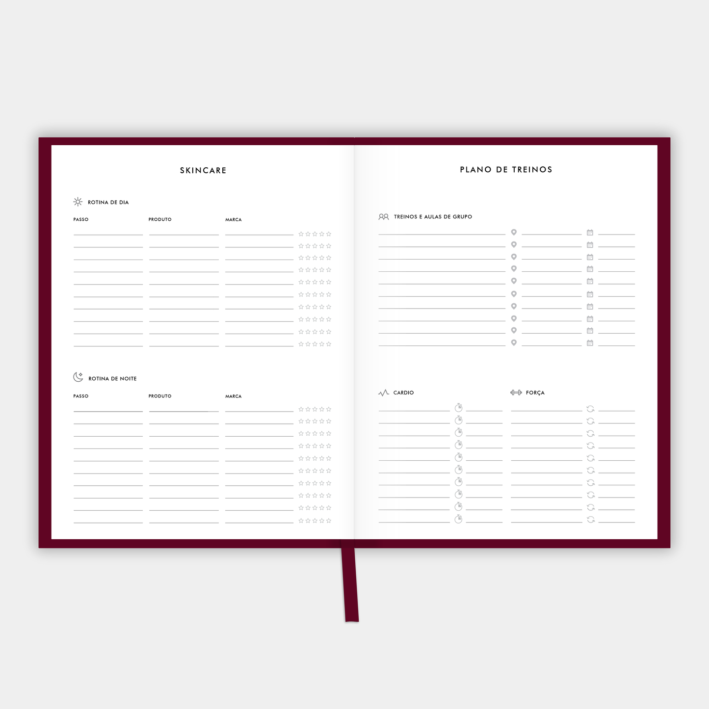 The LIFE PLANNER 2025 • EMPIRE • BURGUNDY