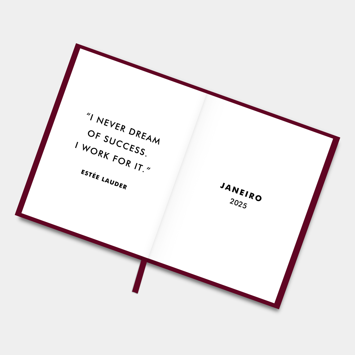 The LIFE PLANNER 2025 • EMPIRE • BURGUNDY