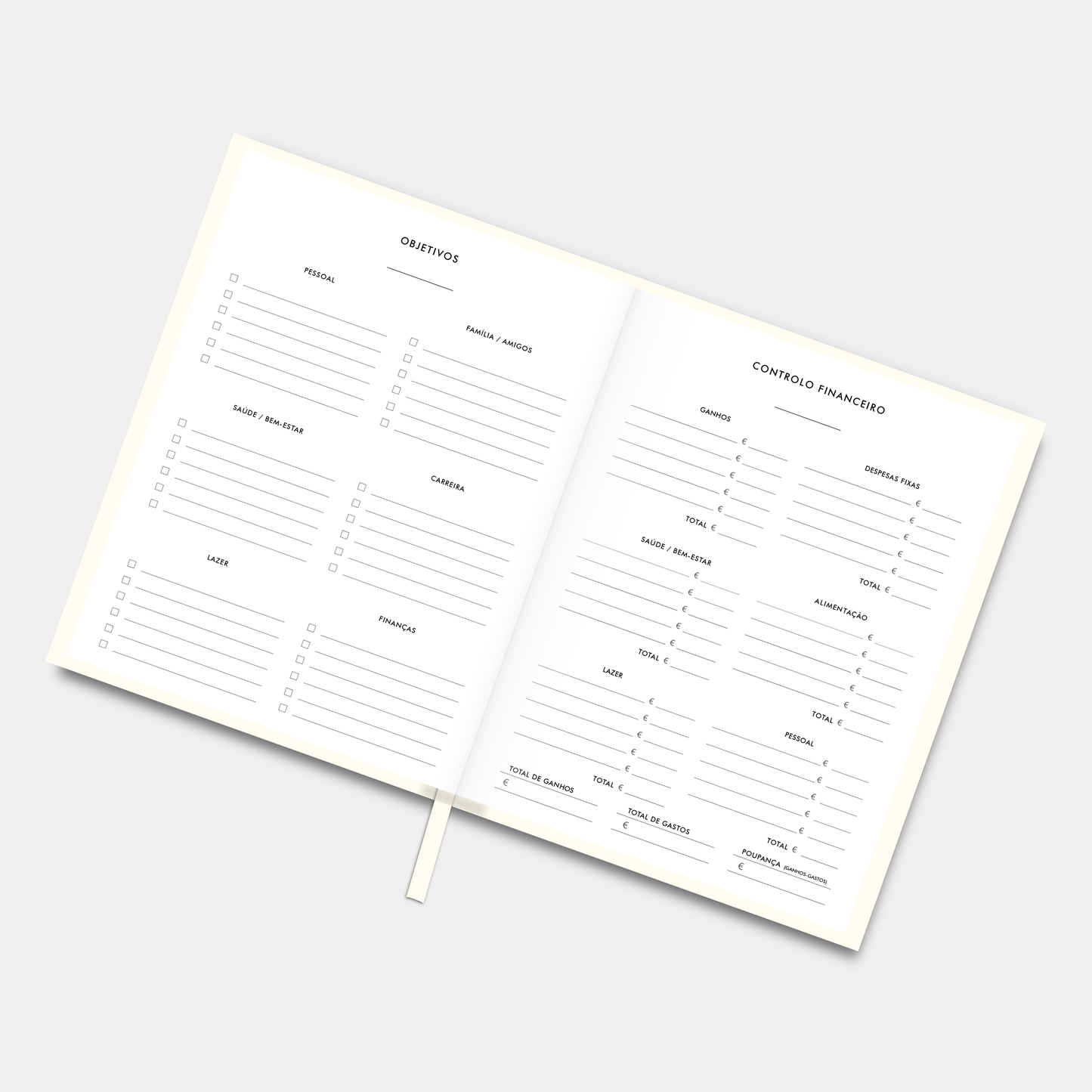 The LIFE PLANNER™ UNDATED • CREAM